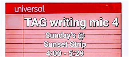 Tag Writing Mic 4: Live Joke Writing.