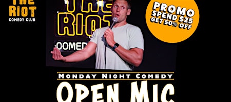 The Riot Comedy Open Mic FREE SHOW