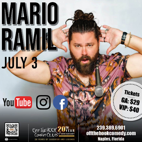 Comedian Mario Ramil Live in Naples, Florida!
