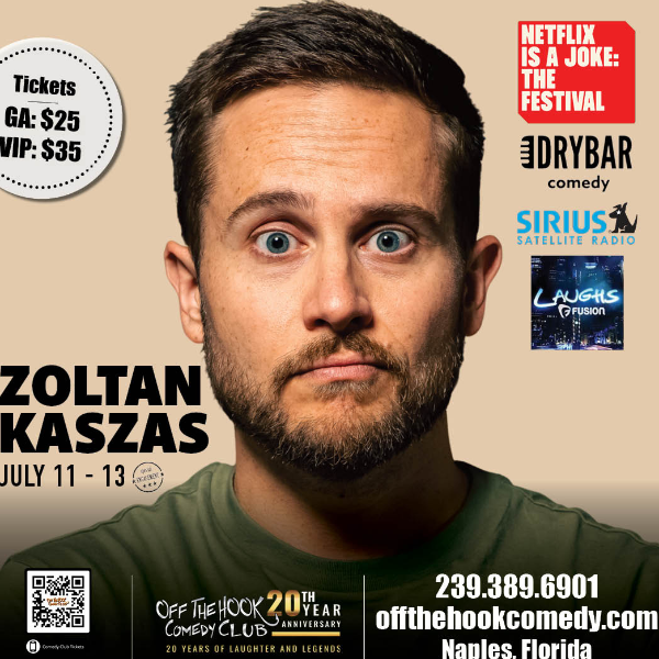 Comedian Zoltan Kaszas Live in Naples, Florida!
