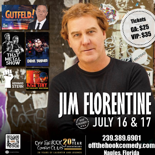 Comedian Jim Florentine Live in Naples, Florida!
