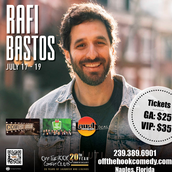 Comedian Rafi Bastos Live in Naples, Florida!