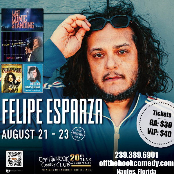 Felipe Esparza: At My Leisure World Tour Live in Naples, Florida!