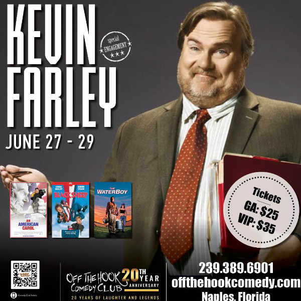 Comedian Kevin Farley Live in Naples, Florida!