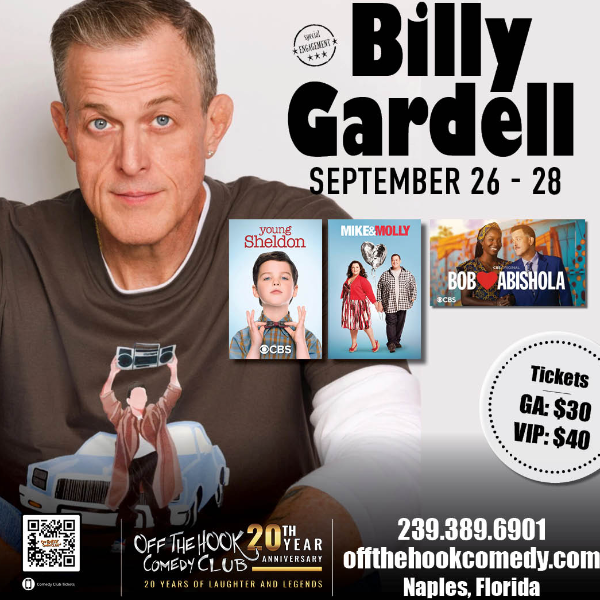 Comedian Billy Gardell Live in Naples, Florida!