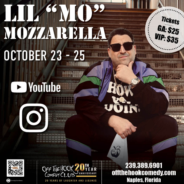 Comedian Lil' Mo Mozzarella Live in Naples, Florida!