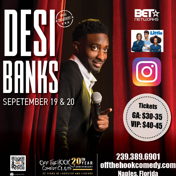 Comedian Desi Banks Live in Naples, Florida!