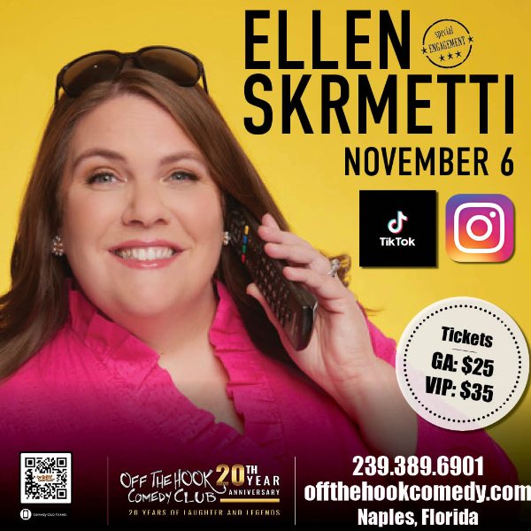 Comedian Ellen Skrmetti Live in Naples, Florida!
