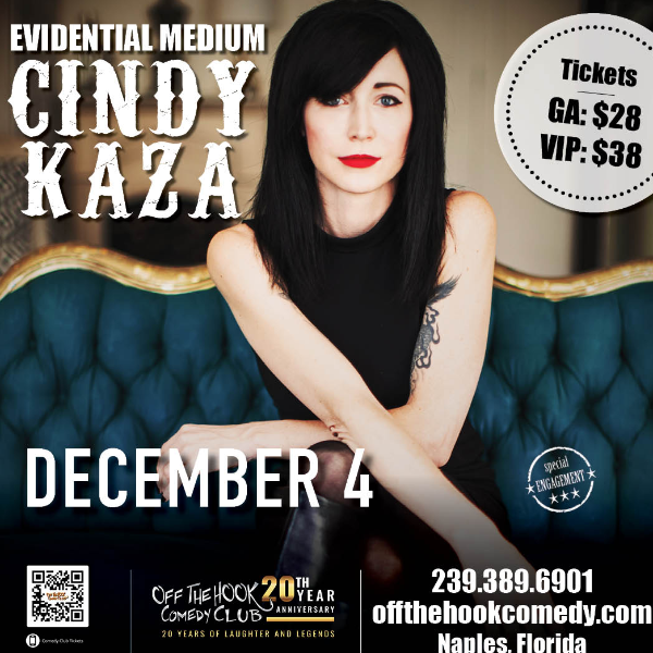 Evidential Medium Cindy Kaza Live in Naples, Florida!