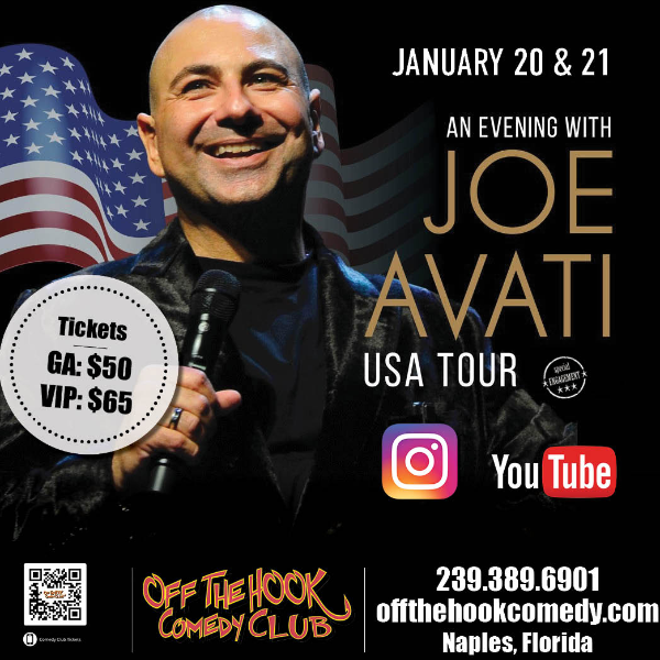 Comedian Joe Avati Live in Naples, Florida!