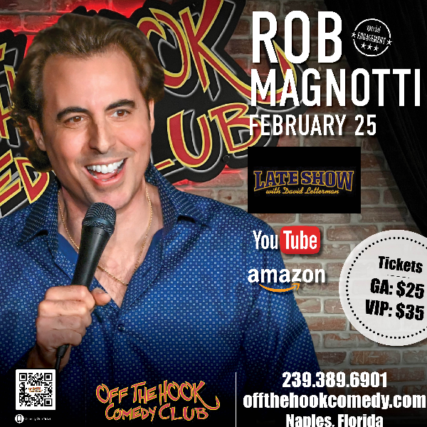 Comedian Rob Magnotti Live in Naples, Florida!
