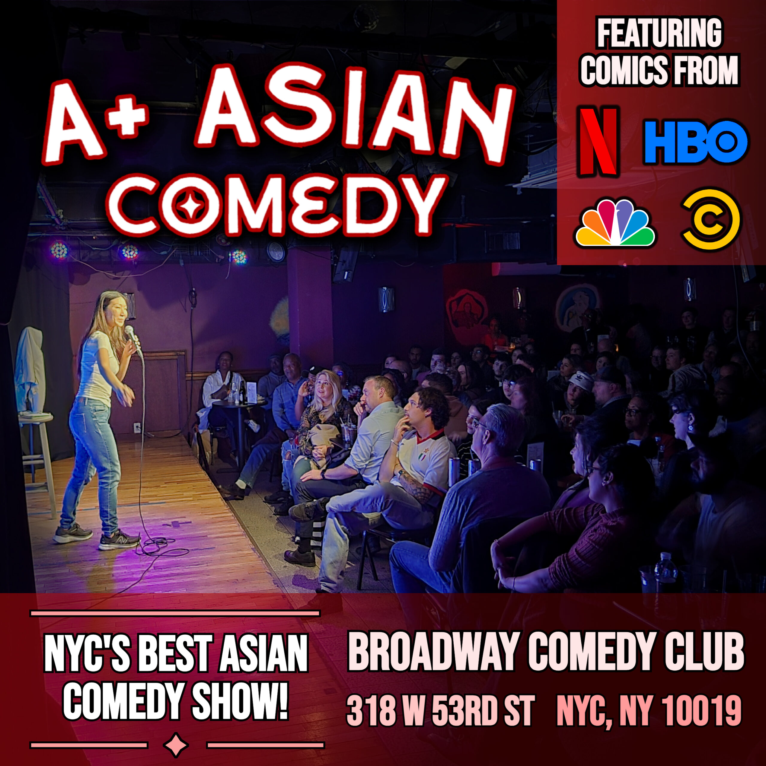 A+ Asian Stand Up Comedy Show At Broadway Club