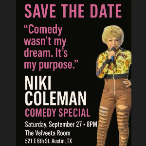 Niki Coleman - Live Taping!