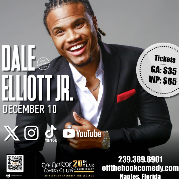 Comedian Dale Elliot Jr. Live in Naples, Florida!