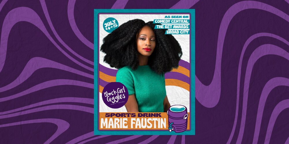 Marie Faustin at SPORTS DRINK