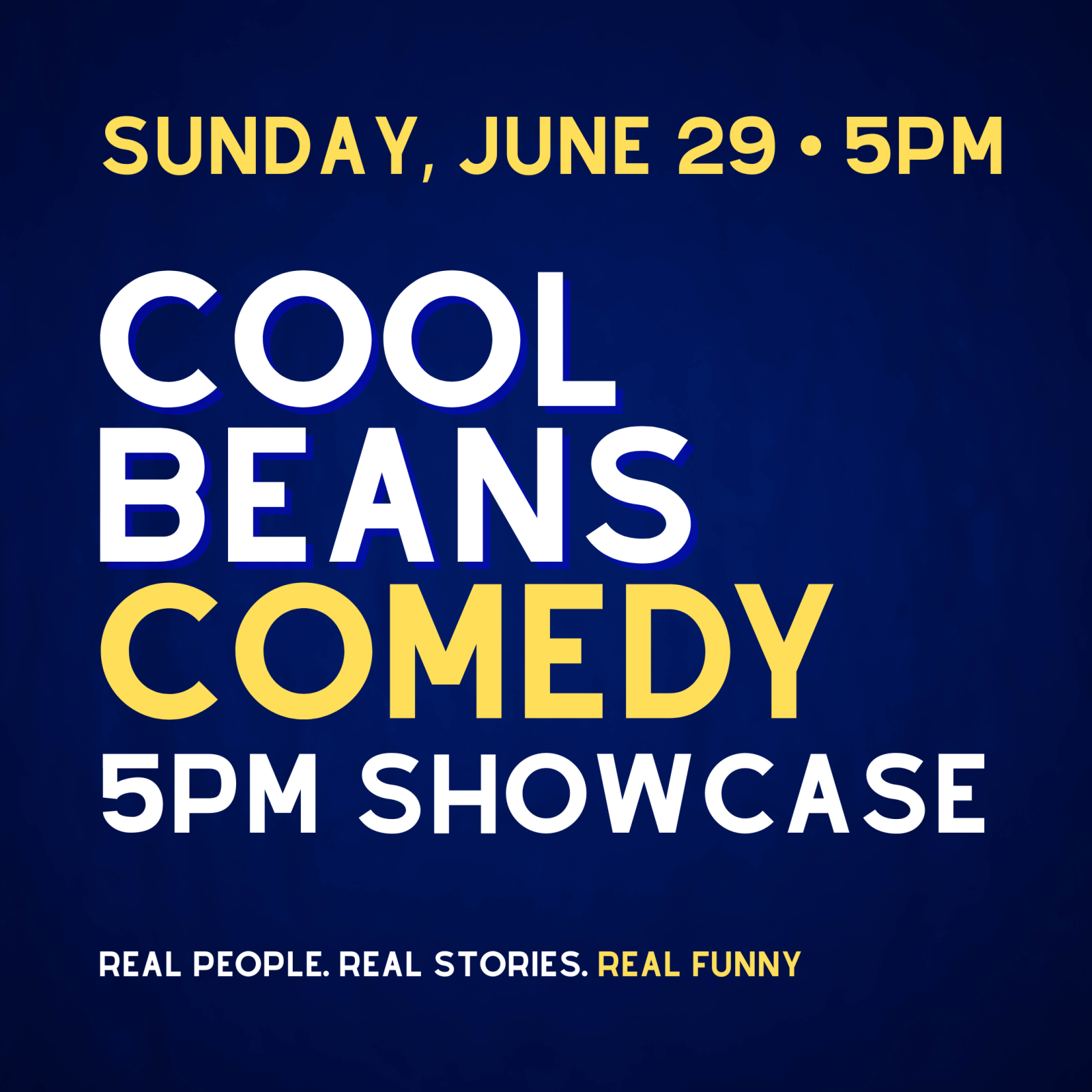 Cool Beans Comedy 5pm Showcase