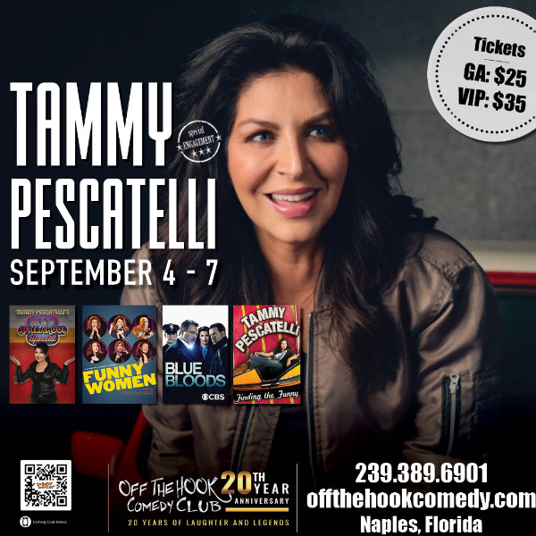 Comedian Tammy Pescatelli Live in Naples, Florida!