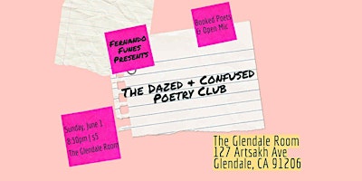 Dazed and Confused Poetry Club 2025 | Every 1st Sunday