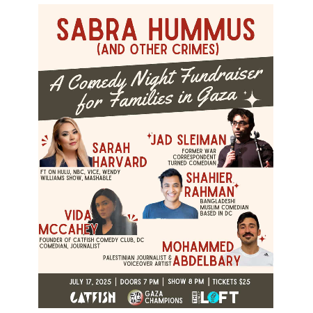 Catfish Comedy Presents: Sabra Humus and other Crimes