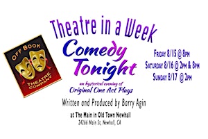 Theatre in a Week presented by Theatre in a Week and Off Book Theatre