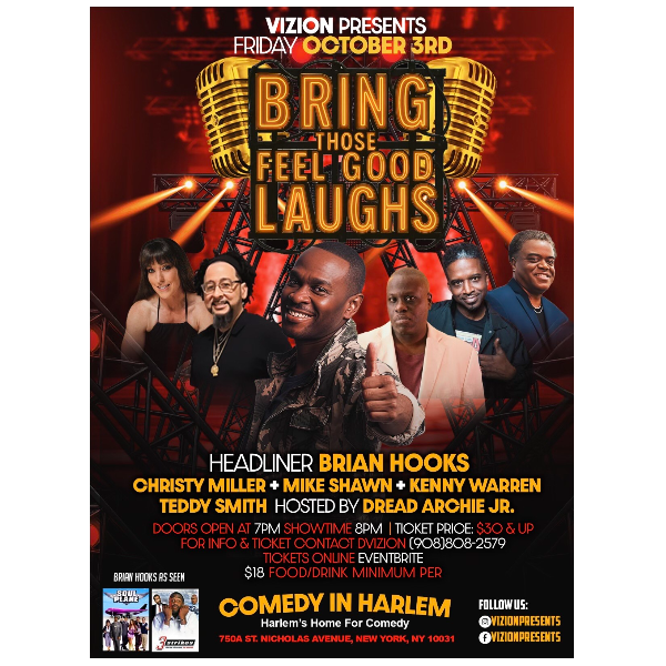 Brian Hooks Live at Comedy In Harlem