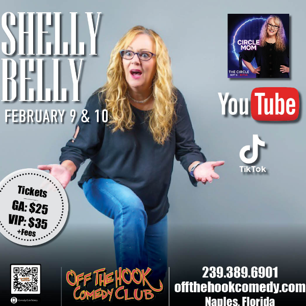 Comedian Michelle 'Shelly Belly' Rider Live in Naples, Florida!
