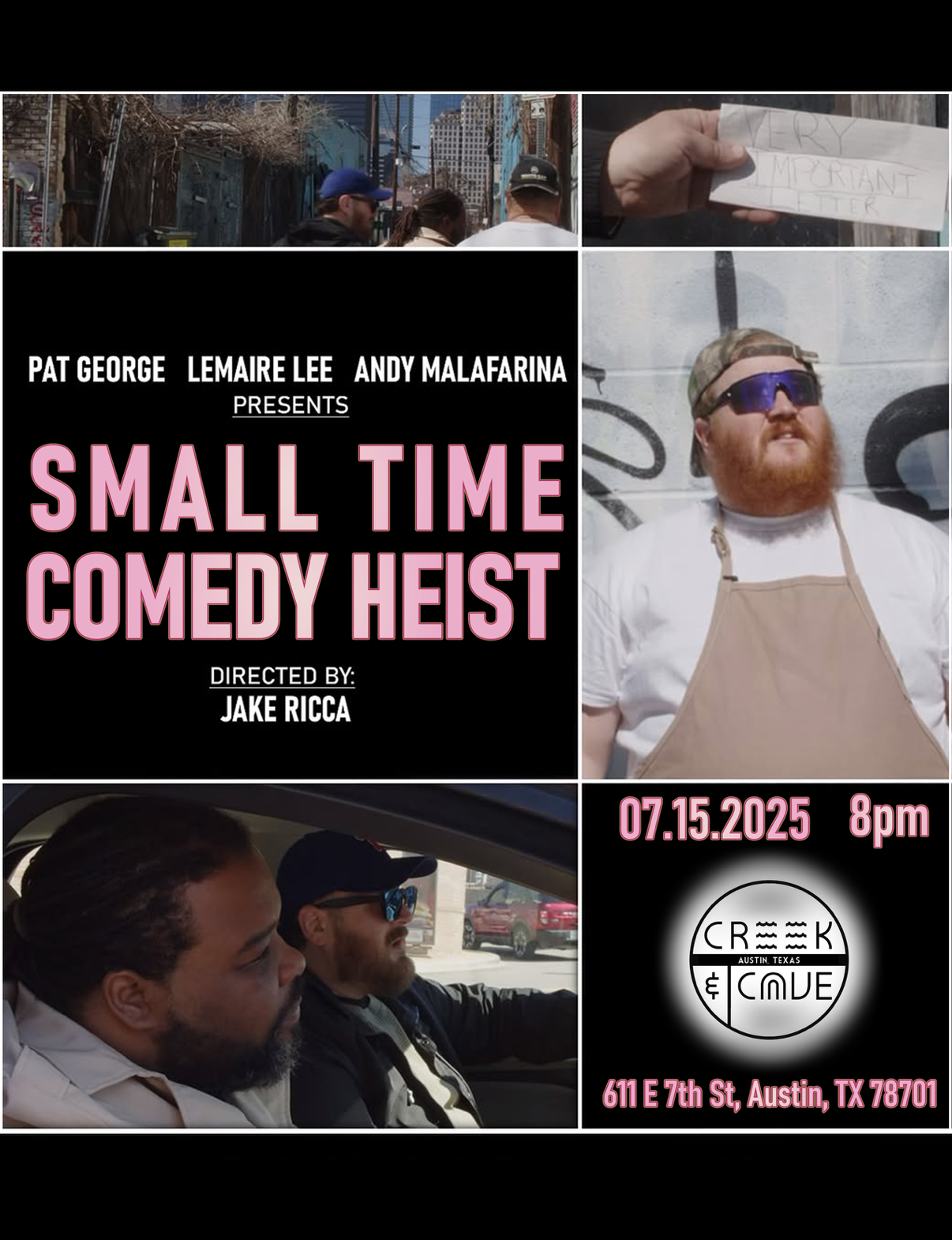 Small Time Comedy Heist