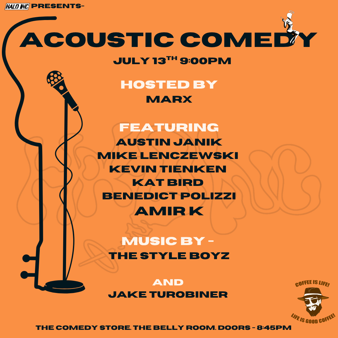*15 Tickets Remaining* Acoustic Comedy - Jake Turobiner, Austin Janik, Mike Lenczewski, Kevin Tienke