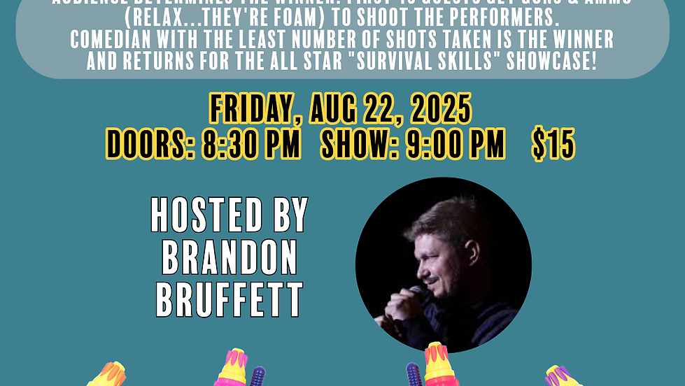 GUN CONTROL: Open Carry Comedy Competition from Brandon Bruffett