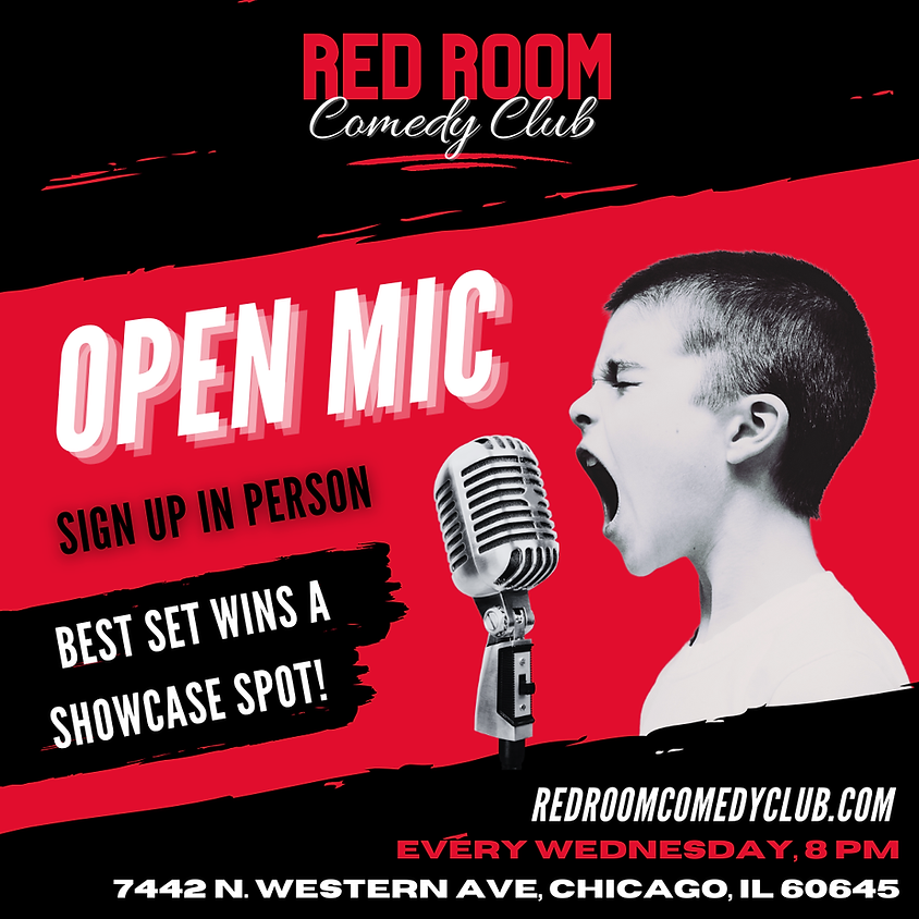 RED ROOM OPEN MIC