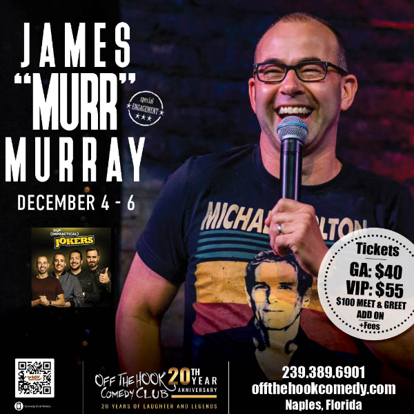 James “Murr” Murray: The Errors Tour Live in Naples, Florida!
