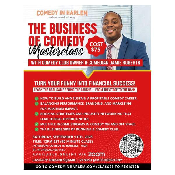 🎤💼 The Business of Comedy Masterclass