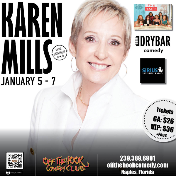 Comedian Karen Mills Live in Naples, Florida!