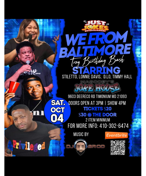 WE FROM BALTIMORE, TROY BIRTHDAY BASH