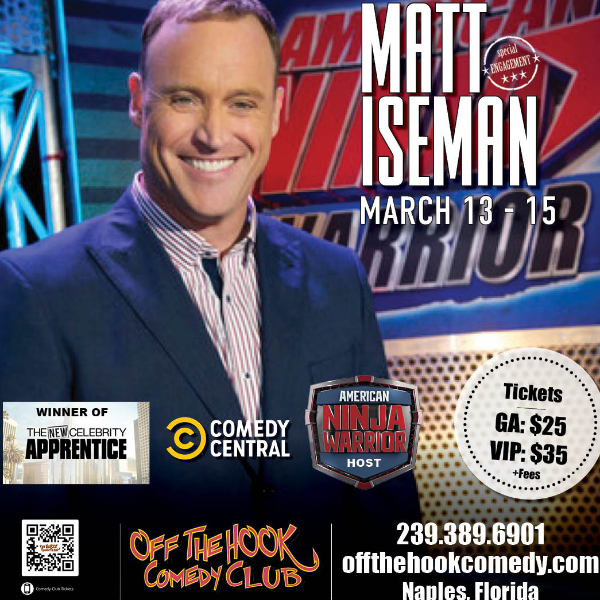 Comedian Matt Iseman Live in Naples, Florida!