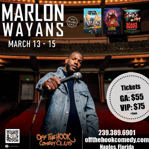Comedian Marlon Wayans Live in Naples, Florida!