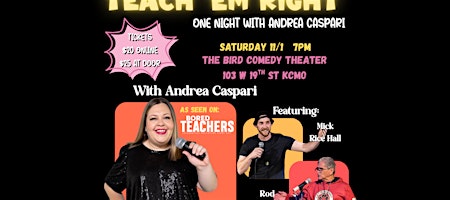Teach 'Em Right: One Night With Andrea Caspari