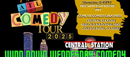 Laugh & Hip Hop Wednesdays at Central Station Hosted by Cassius