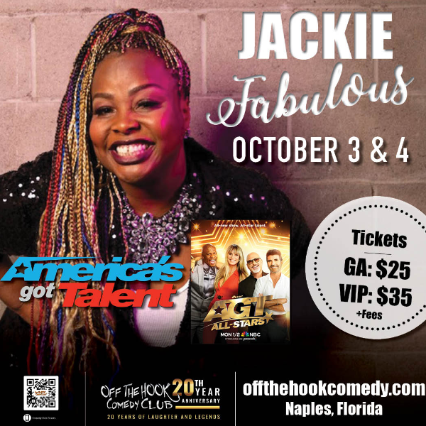 Comedian Jackie Fabulous Live in Naples, Florida!