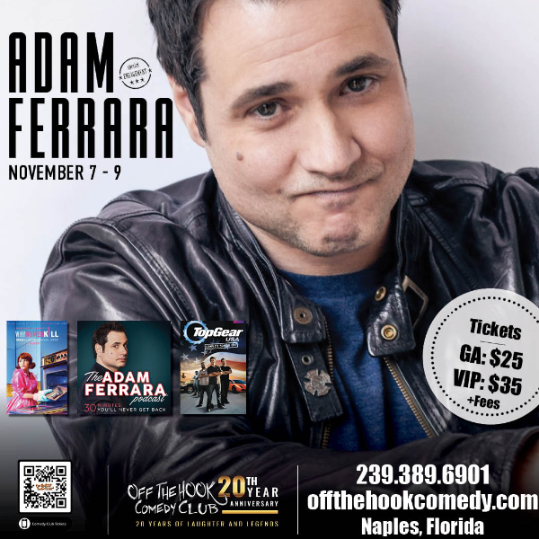 Comedian Adam Ferrara Live in Naples, Florida!