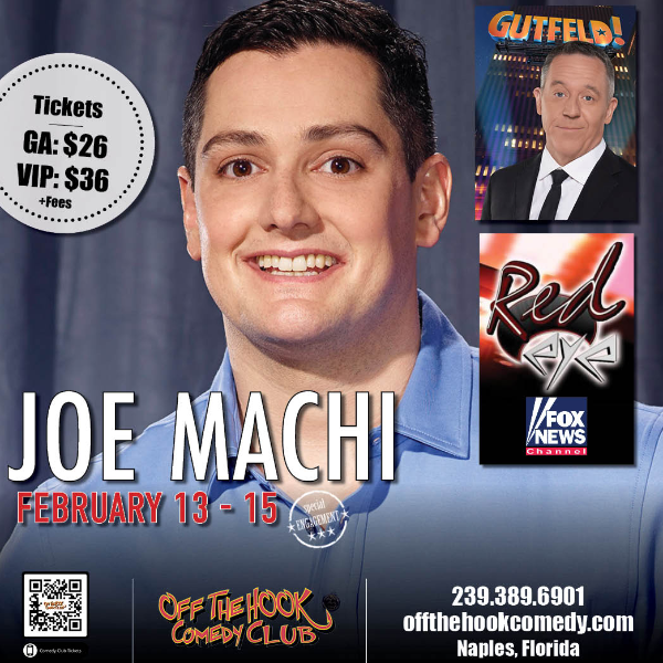 Comedian Joe Machi Live in Naples, Florida!