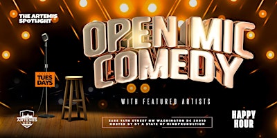 The Artemis Spotlight - Open Mic Comedy - FREE