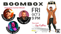BOOM BOX STANDUP SHOWCASE