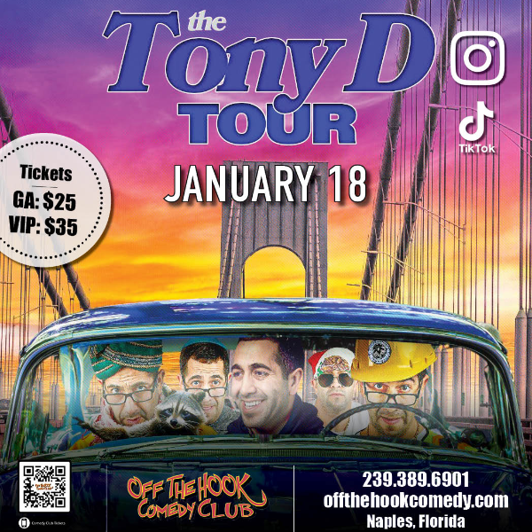 Comedian Tony Dabas Live in Naples, Florida!