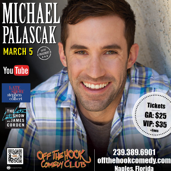 Comedian Michael Palascak Live in Naples, Florida!