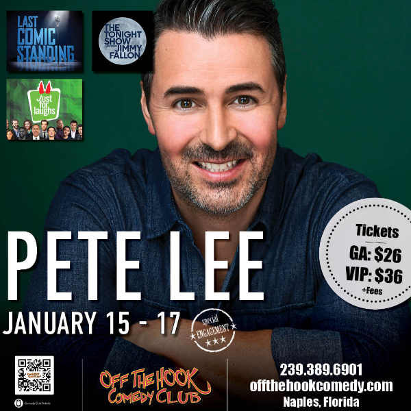 Comedian Pete Lee Live in Naples, Florida!