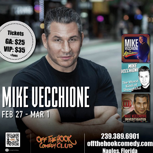 Comedian Mike Vecchione Live in Naples, Florida!