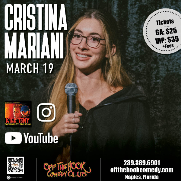 Comedian Cristina Mariani Live in Naples, Florida!