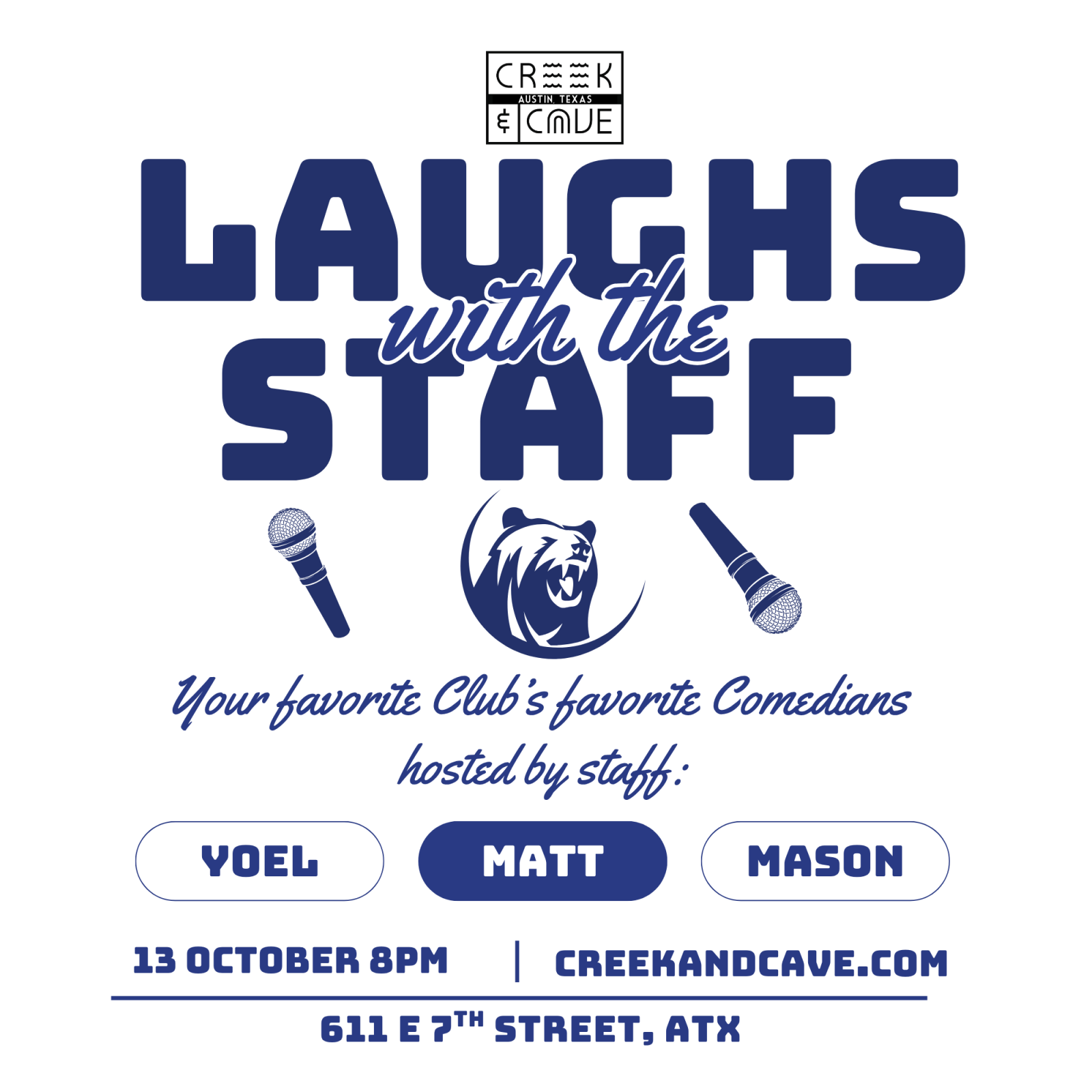 Laughs with the Staff