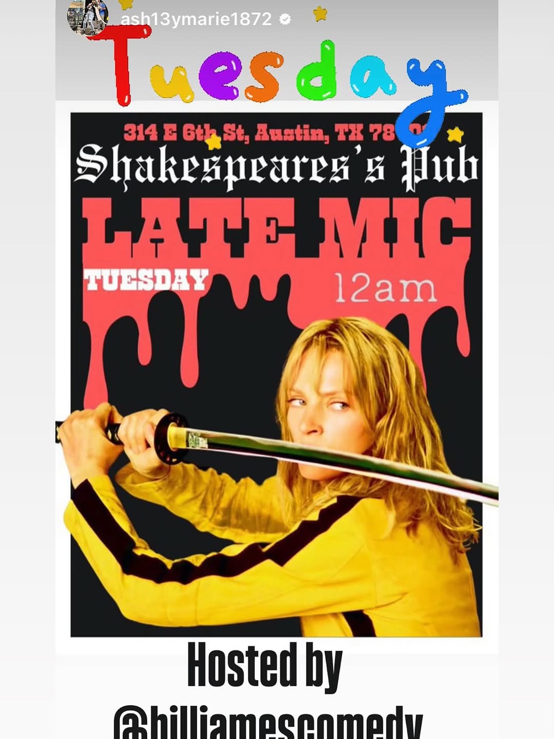 Shakespeare's Pub Late Mic